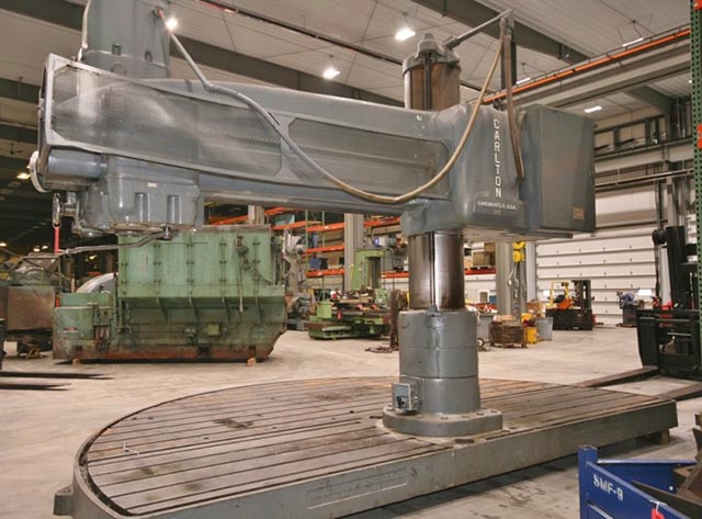 19" x 96" (8') CARLTON ... RADIAL DRILL